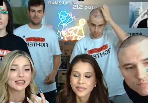 Łatwogang zbiera na chore dzieci. Nosowska, Maffashion i Domańska ogoliły włosy