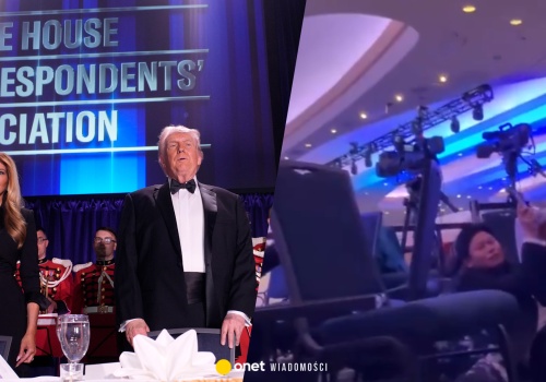 Strzały na balu z Donaldem Trumpem. Polski dziennikarz zamieścił nagranie z sali