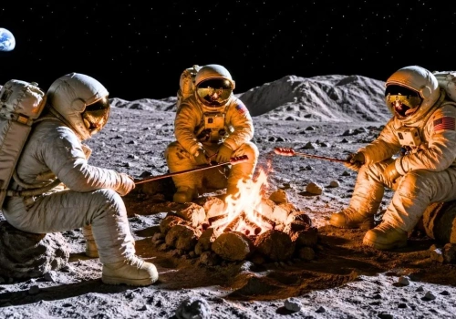 Rozpalą ognisko na Księżycu. Nie chodzi o pieczenie kiełbasek