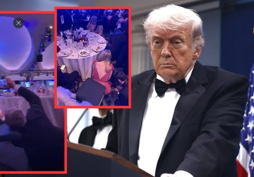 Strzały na kolacji z prezydentem USA. 