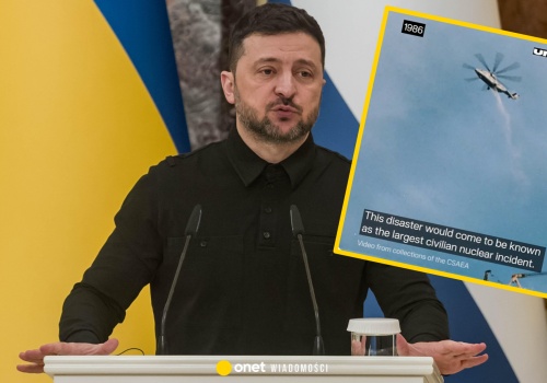 Wołodymyr Zełenski apeluje w rocznicę katastrofy w Czarnobylu. Wspomina o Rosji
