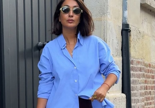 Ta błękitna marynarka wygląda jak od znanego projektanta - dałam za nią mniej niż stówkę