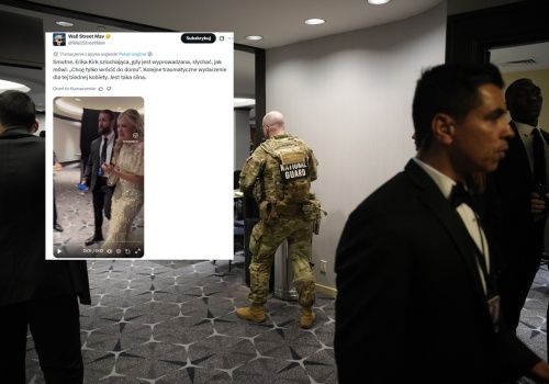 Erika Kirk cała we łzach podczas ewakuacji po strzelaninie