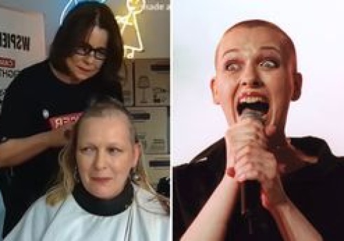 Katarzyna Nosowska znów jest łysa. Internauci oceniają jej nową fryzurę. 