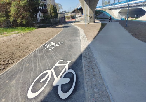 Nowa ścieżka pieszo-rowerowa w Krakowie. Tak wyglądają postępy prac