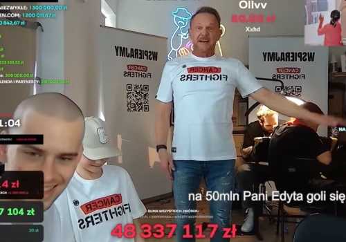 Cezary Pazura zrobił to! Taniec z 13 Posterunku na streamie u Łatwoganga