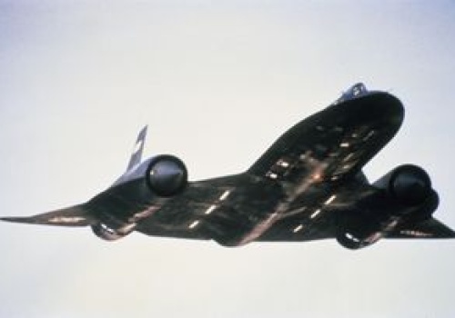 SR-71 Blackbird. Podczas ostatniego lotu pobił cztery rekordy