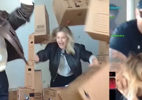 Małgorzata Kożuchowska u Łatwoganga. Ikoniczna scena