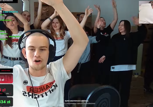 Zbiórka influencera Łatwoganga na pomoc dzieciom z rakiem została przedłużona do godz. 20