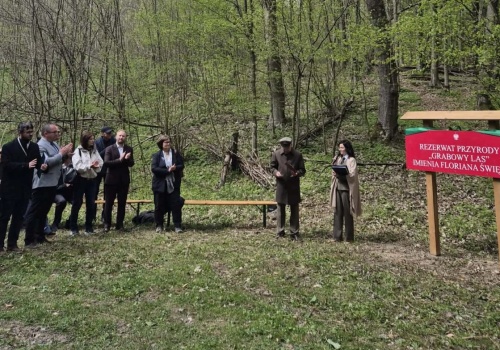 Grabowy Las jest już objęty ochroną. Setny rezerwat przyrody na Lubelszczyźnie otwarty