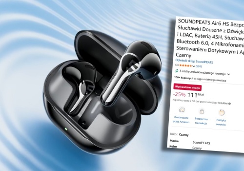 Potężna promocja na bezprzewodowe słuchawki SoundPEATS. Teraz za 111 złotych