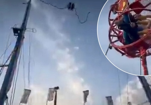 Horror w parku rozrywki. Nagle zerwała się lina. Wszyscy zamarli