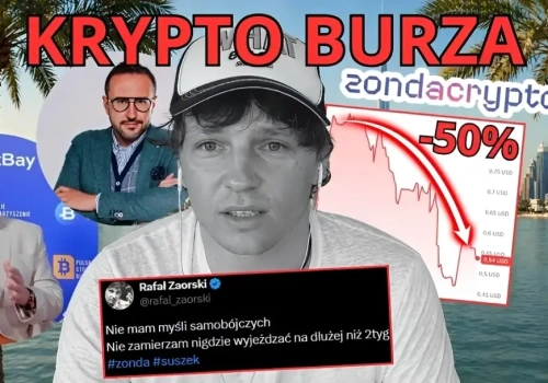 Rafał Zaorski znika z Polski? Jego token traci 50% przez “taśmy Suszka” i aferę Zondacrypto
