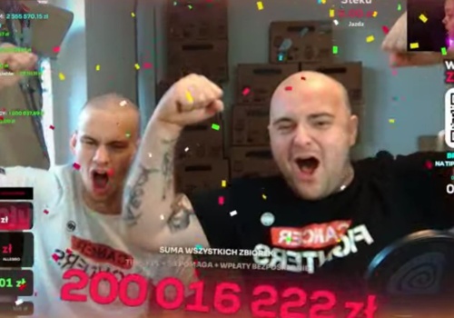 Łatwogang namówił. Historyczna zbiórka dobiegła końca. Tyle udało się zebrać na walkę z rakiem