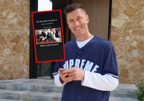 Była już noc. Lewandowski odezwał się na Instagramie
