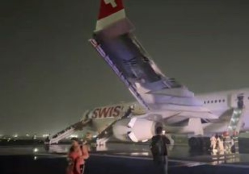 Samolot już się rozpędzał. Ewakuacja Airbusa A330 linii Swiss w Delhi