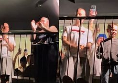 Wzruszające sceny po zakończeniu streama Łatwoganga. Tłumy SKANDOWAŁY przed blokiem (WIDEO)