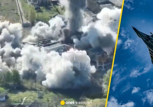 Z bazy Rosjan zostały zgliszcza. Ukraina użyła najgroźniejszej bomby