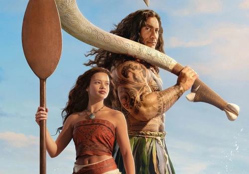 Czupryna Dwayne'a Johnsona smagana wiatrem. Nowy plakat aktorskiej Vaiany