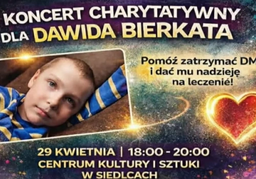 Koncert charytatywny dla Dawida Bierkata. Pomóż w walce z ciężką chorobą