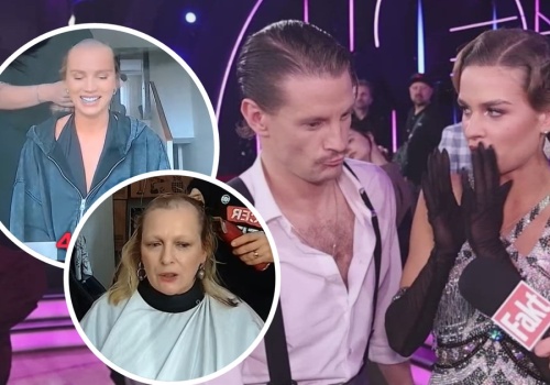 Gwiazdy zgoliły sobie włosy w domu Łatwoganga. Fabijański ocenił efekty