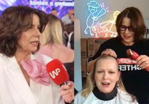 Agata Kulesza ogoliła głowę Katarzynie Nosowskiej. 
