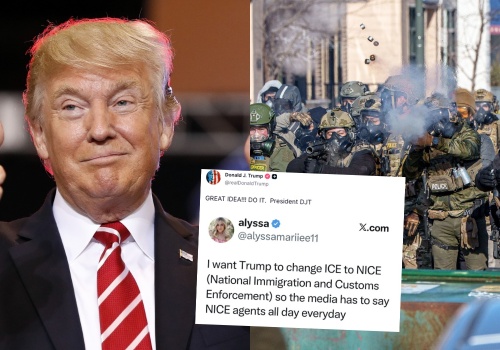 Donald Trump poparł pomysł zmiany nazwy ICE na 