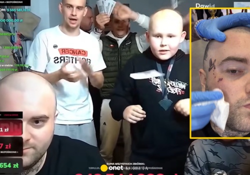 Bedoes dotrzymał słowa po zbiórce. Pochwalił się tatuażem na twarzy