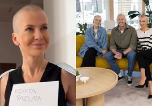 Edyta Pazura oznajmia, że nie pójdzie do śniadaniówki opowiadać o goleniu się na łyso. Wystosowała APEL do mediów
