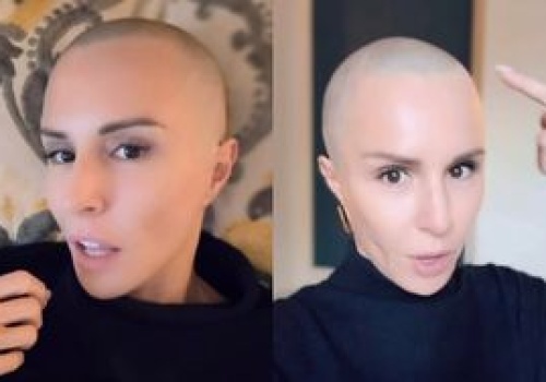 Blanka Lipińska opisuje moment, gdy pierwszy raz zobaczyła swoją łysą głowę: 