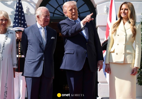 Donald Trump przywitał brytyjską parę królewską w Białym Domu. Towarzyszyła mu pierwsza dama