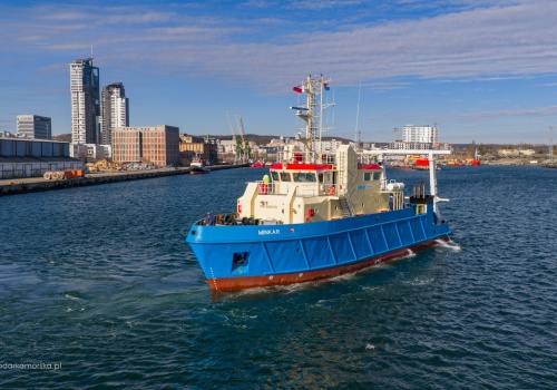 Nowoczesny statek MINKAR przechodzi testy na Bałtyku. Za projektem stoi firma Elektro-Plus z Gdyni