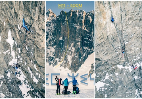 „Les Berbères” (M11, 500 m) – najtrudniejsza droga w Pré de Bar