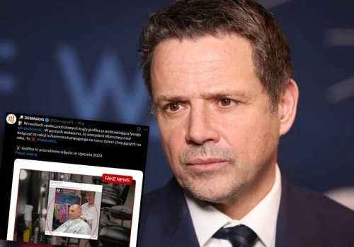 Fałszywe zdjęcie Trzaskowskiego w sieci. Użyto archiwalnych nagrań