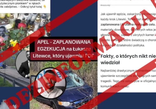 Kolejny apel Policji w sprawie wypadku, w którym zginął Łukasz Litewka. „Kierowca nie był funkcjonariuszem Policji”
