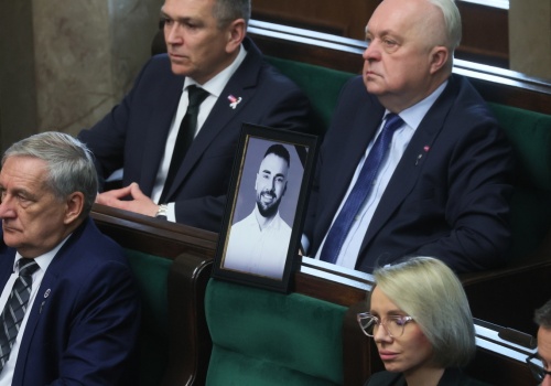 Posłowie uczcili pamięć tragicznie zmarłego Łukasza Litewki
