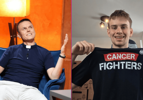 Ksiądz komentuje zbiórkę Łatwoganga. 