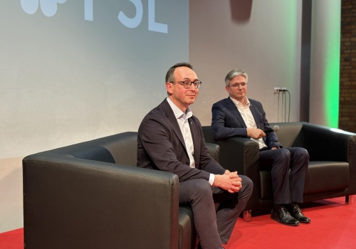 Minister infrastruktury Dariusz Klimczak z wizytą w Ostrowcu