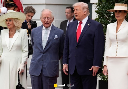 Król Karol III i królowa Kamila w Białym Domu. Historyczne spotkanie z Donaldem Trumpem