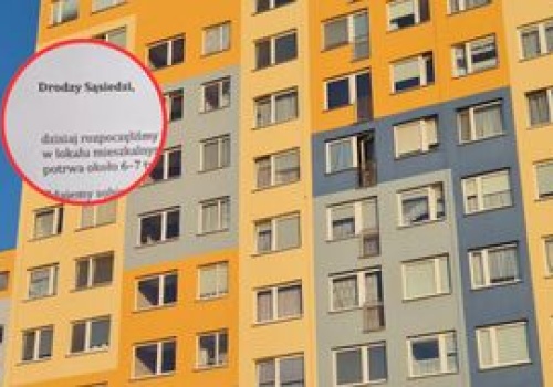 W bloku trwa remont. Pokazała, co 