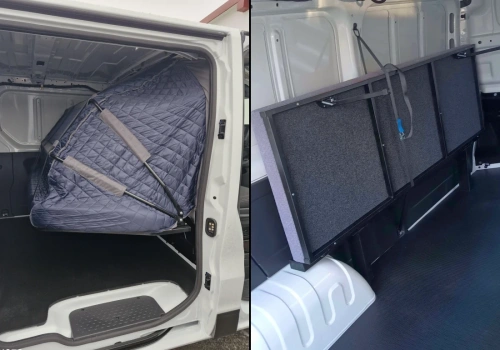 Kolejny pomysł na 2,5-tonowe busy bez tacho: Renault Trafic i łóżka w ładowni