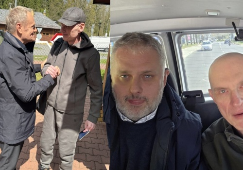 Andrzej Poczobut na wolności. Po ponad pięciu latach w białoruskim więzieniu wrócił do Polski