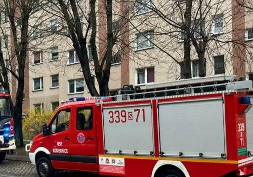 Groźny pożar na jednym z balkonów w Łodzi. Zaczęło się od... roweru