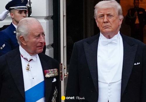 Uroczysta kolacja w Białym Domu. Donald Trump pozazdrościł królowi Karolowi III