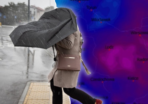 Wraca deszcz wymieszany ze śniegiem. Opady będą rozproszone