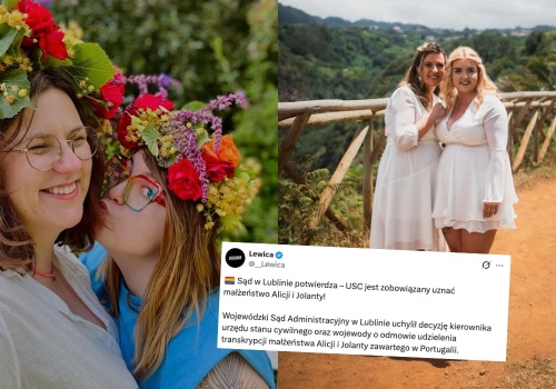 Sąd: małżeństwo Jolanty i Alicji z Lublina zawarte w Portugalii musi zostać uznane w Polsce
