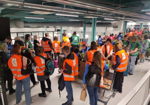 Nocna akcja w Kraków Airport. 300 osób testowało nowy terminal