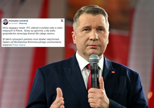 Mróz zniszczył uprawy! Czarnek żąda interwencji ministerstwa