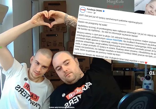 DKMS: pod wpływem streamu Łatwoganga zarejestrowało się 45 000 nowych dawców szpiku