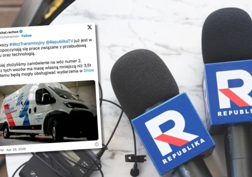 Pierwszy wóz transmisyjny Republiki już jest! Ale to nie koniec...